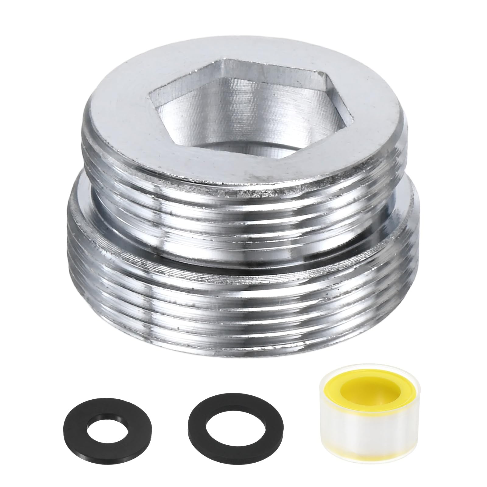 M METERXITY 1-Pack Faucet Adapter, M24 Male to M22 Male, for Kitchen