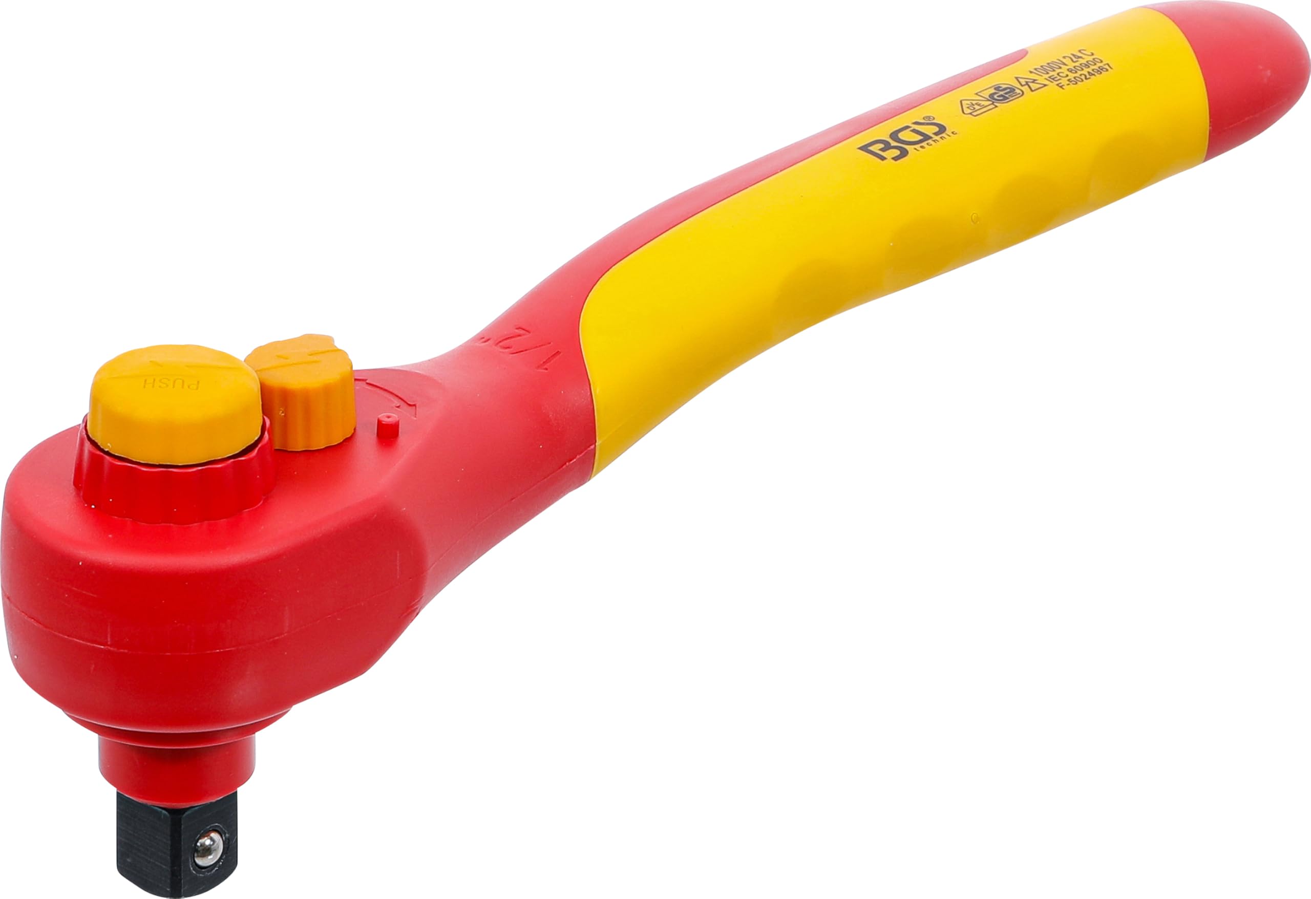 BGS 626 | VDE-Umschaltknarre | Abtrieb Außenvierkant 12,5 mm (1/2