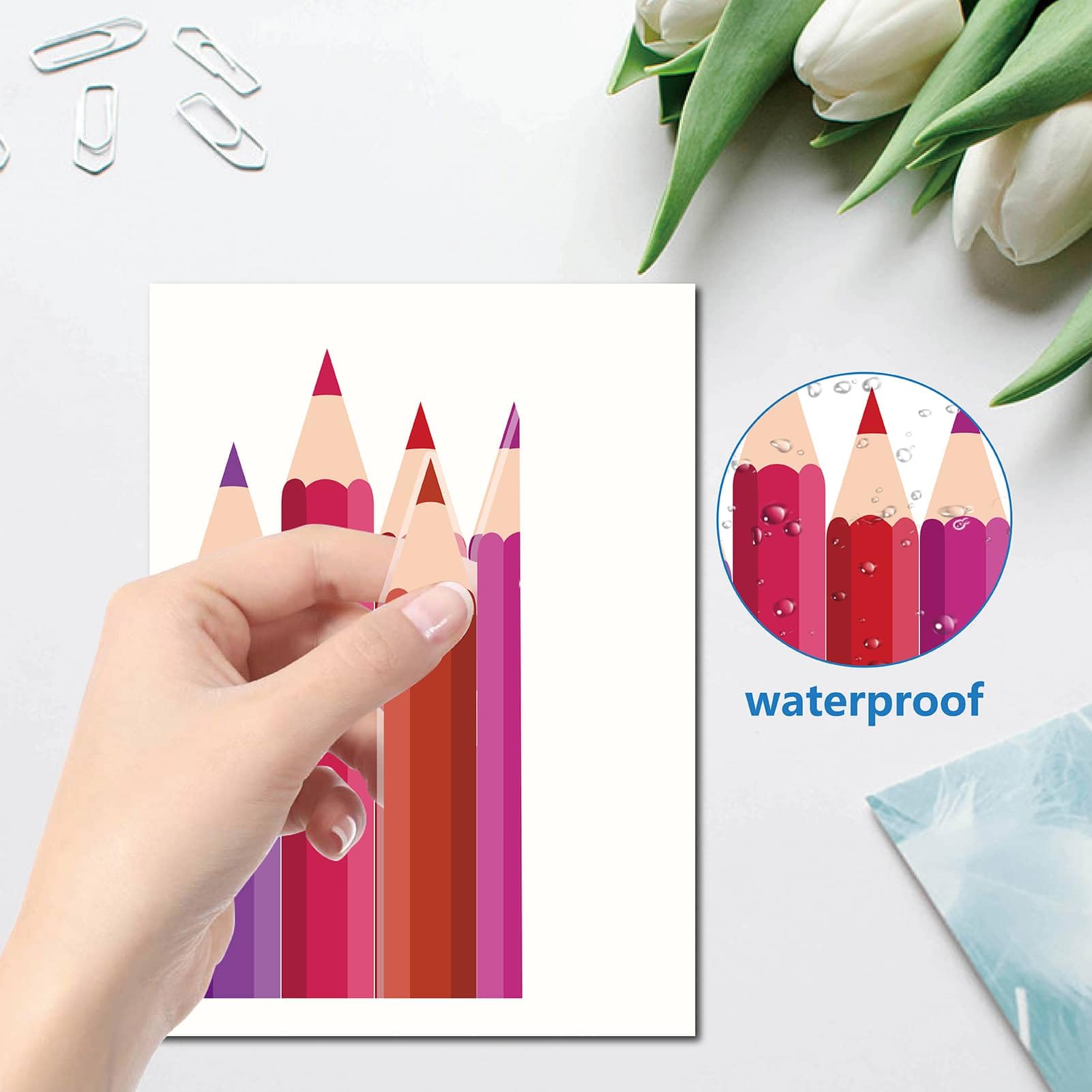 CRASPIRE Lot De 8 Feuilles D'autocollants Muraux En PVC Imperméable Avec Motif Notes De Musique Pour Fenêtre, Piano Et Guitare, Cœur Amovible Pour Salle De Classe, Décoration D'intérieur, Chambre à