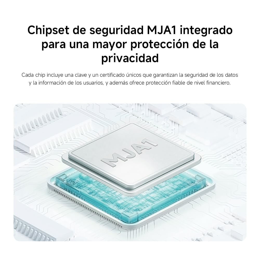 XIAOMI Cámara Exterior CW500 Dual - Calidad de Imagen Ultra HD Doble 2.5K, Detección AI, Wi-Fi 6 de Doble Banda, Chip de Seguridad
