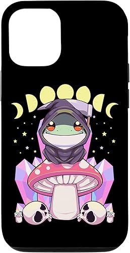 Miniatura 4 de Funda para iPhone 11 Gótica Pastel Kawaii Mushroom Moon Phase Grim Reaper Frog