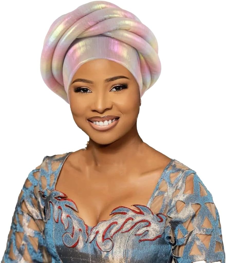 Dvbfufv Women Pleated Turban Cap For Lady Headwraps Muslim Headscarf Hat African Headpiece Headwear