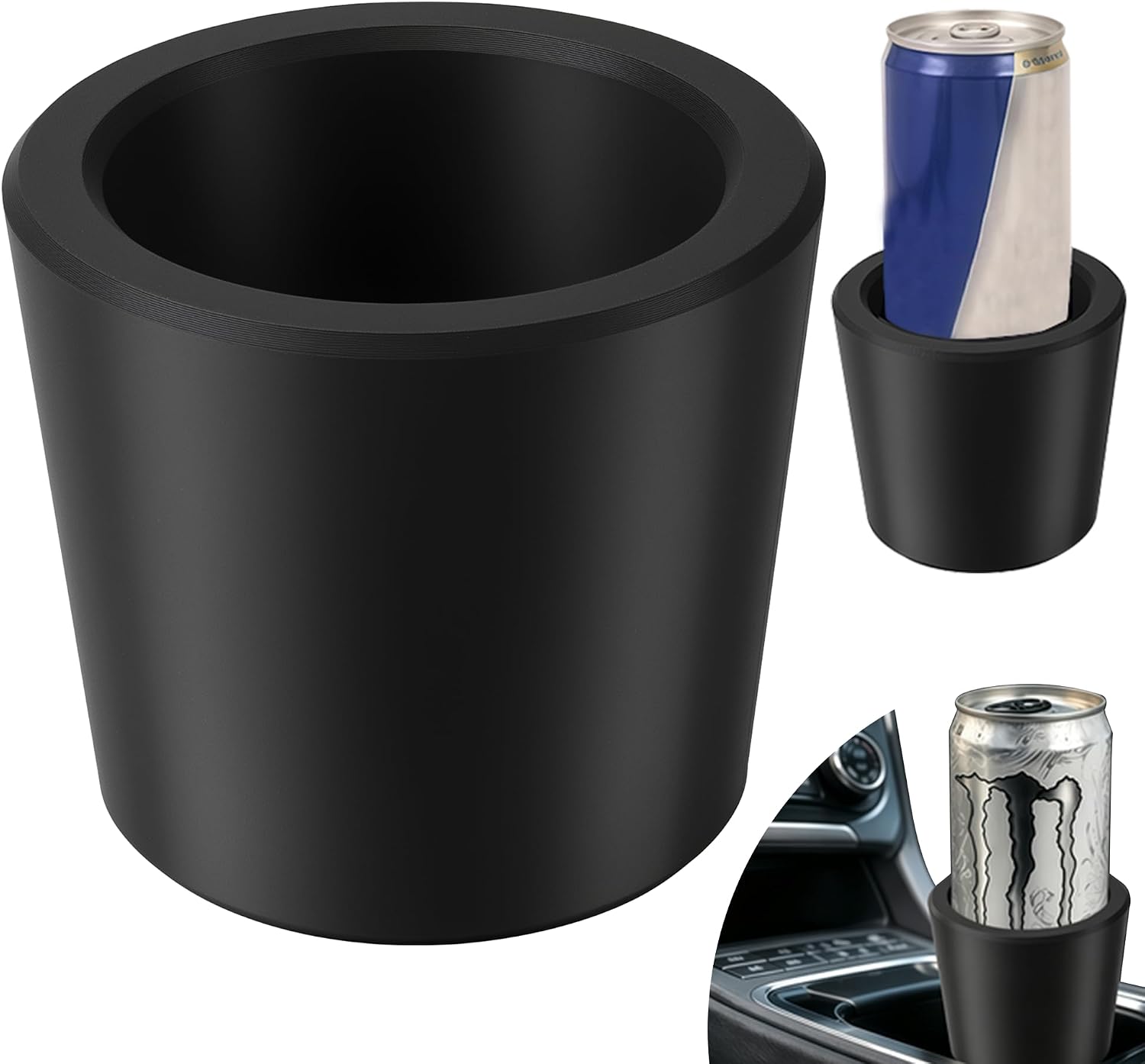 Skinny Can Cup Holder Insert Adapter for Car | Fits 8.4oz & 12oz Slim Can