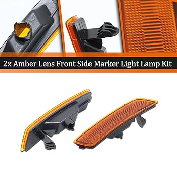 Amazon.com: ADIIL Amber Lens Side Marker Lights Housings