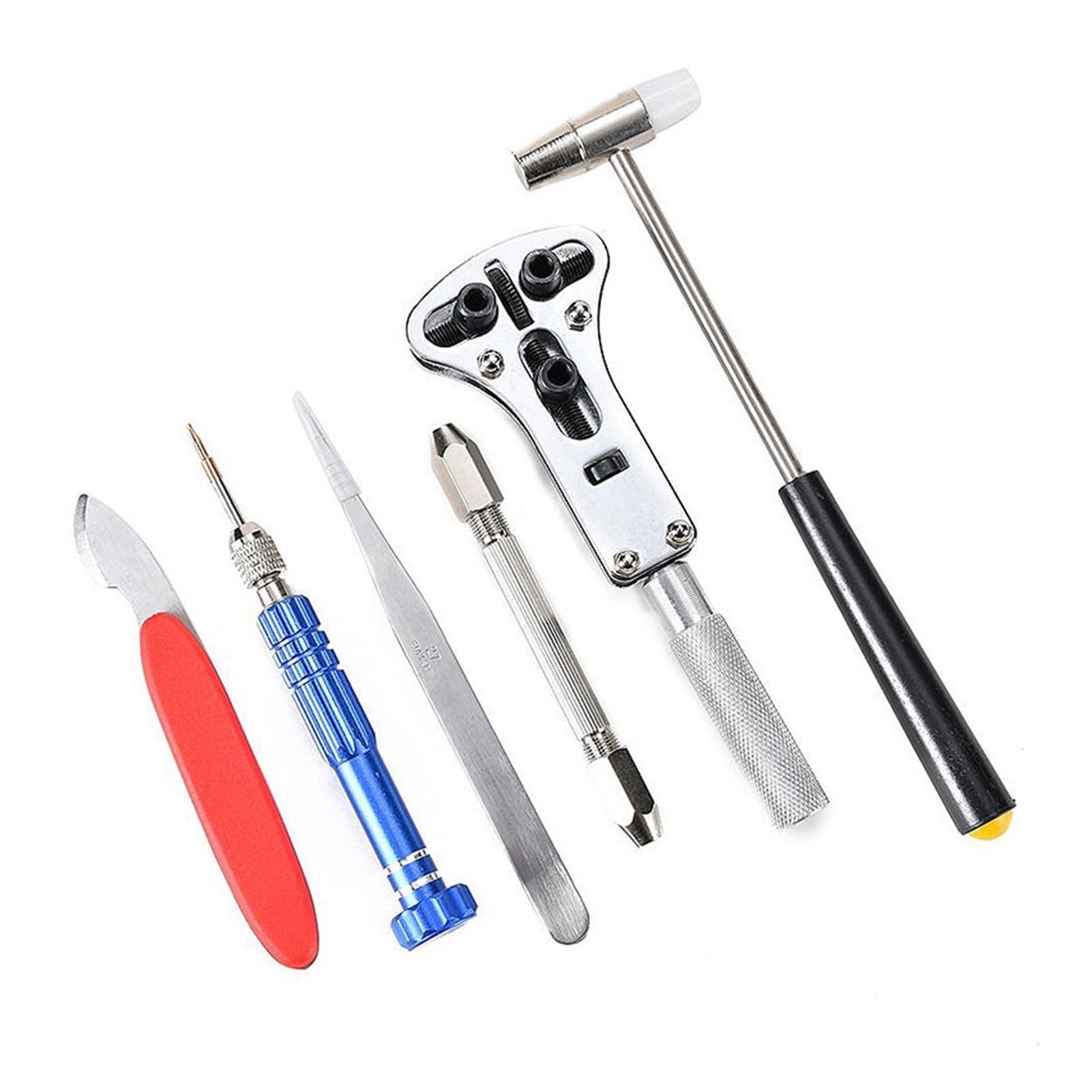 Kit de Herramientas de reparación de Relojes Profesional de 160 Piezas, Kit de Herramientas para Relojes, Juego de Herramientas para Abrir c