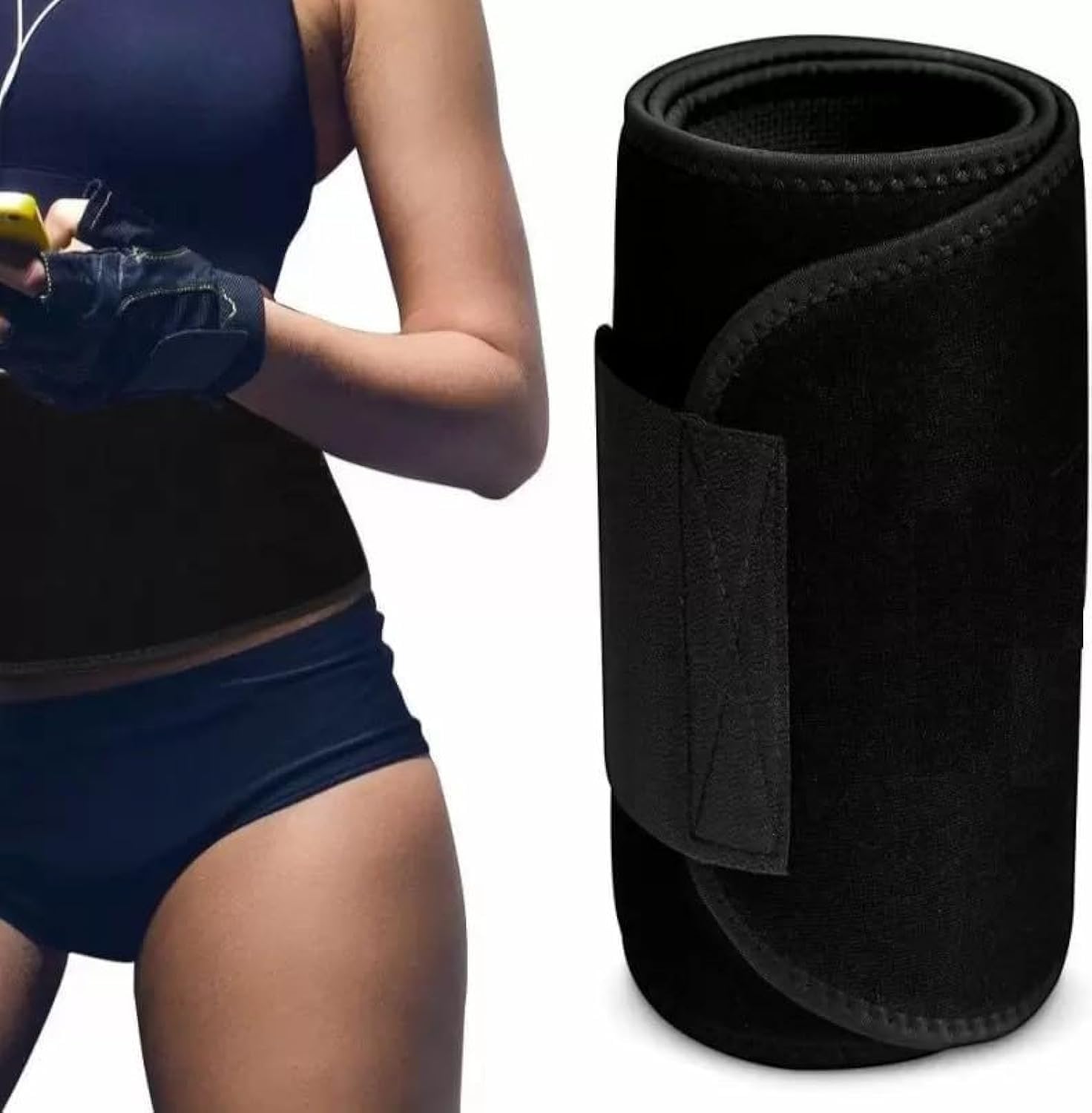 MALAN Weight Loss Hot Slimming Belt for Men, Women Belly Sweat Slim Belt Neoprene Fat Burning Sauna Waist Trainer Healthy Sweat, Weight Loss, Lower Back Posture Black (Free Size) (B0C3ZZDCKR) Amazon Price History, Amazon Price Tracker