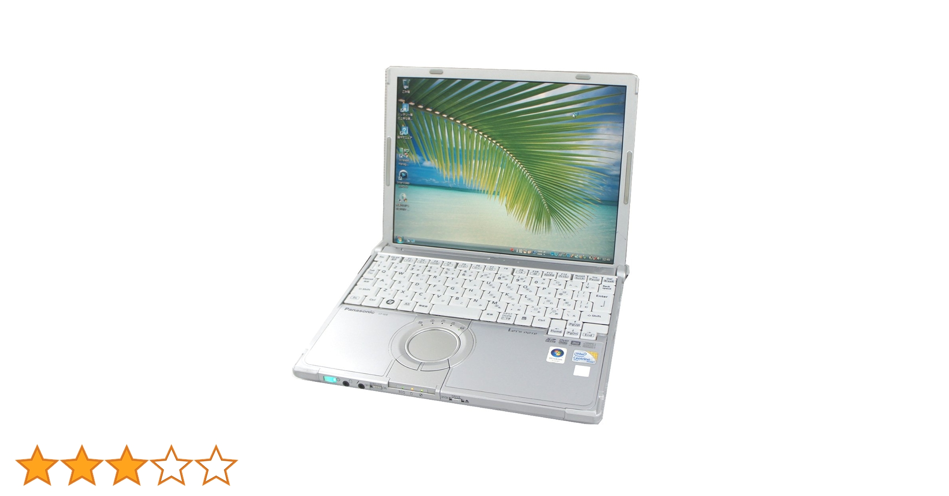 ノートパソコン Panasonic レッツノート CF-T8 Core2Duo-1.40GHz 4GB 160GB Windows7搭載 12.1型 1024x768 無線LAN リカバリ付 khxv5rg ノートパソコン Panasonic レッツノート CF-T8 Core2Duo-1.40GHz