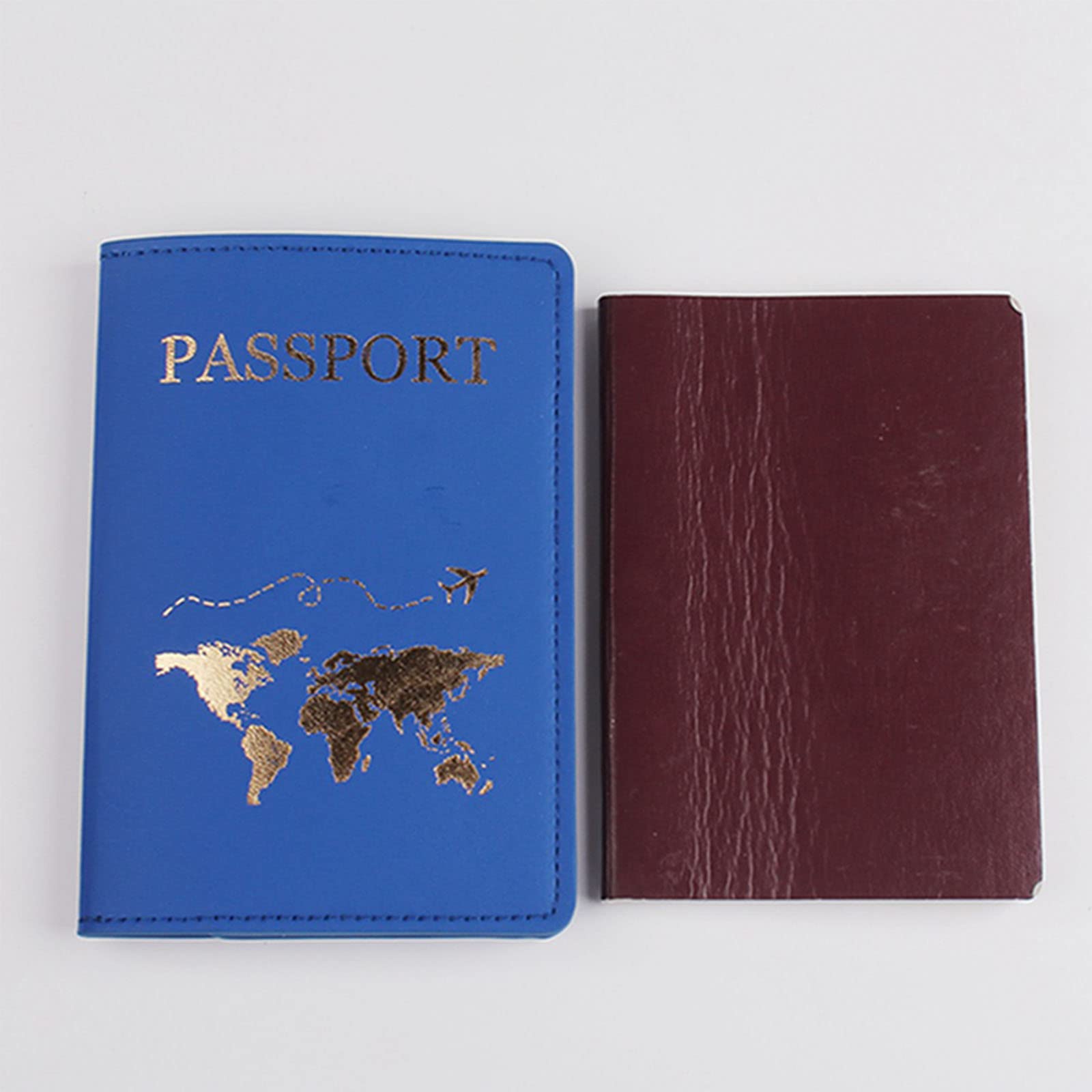 Porte-passeport de voyage multifonctionnel en cuir PU Organisateur de trésorerie Sac de
