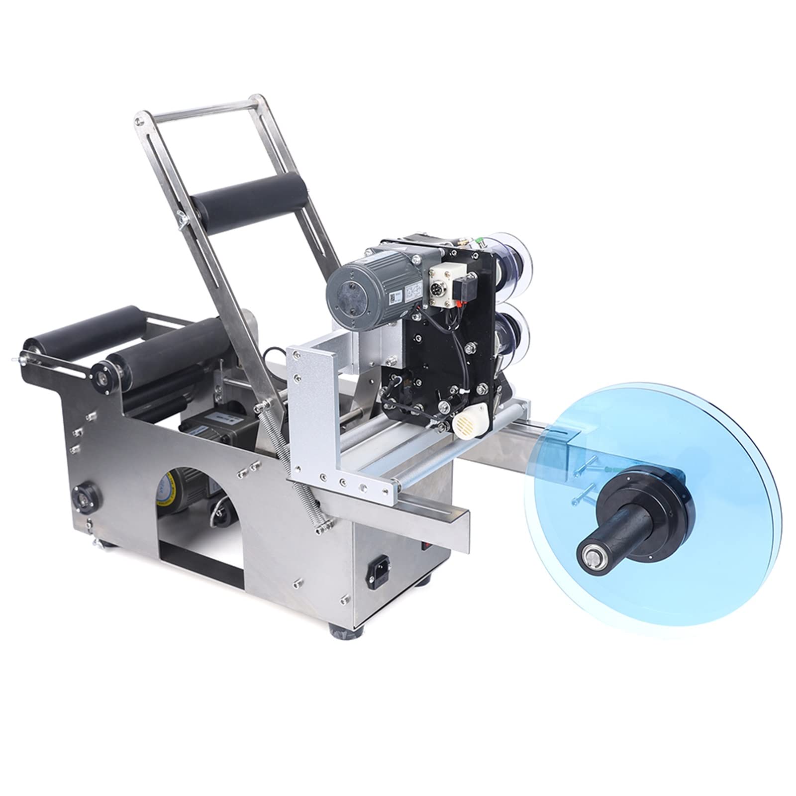 Semi-Automatic Bottle Labeling Machine, Adjustable Plane Labeler Applicator