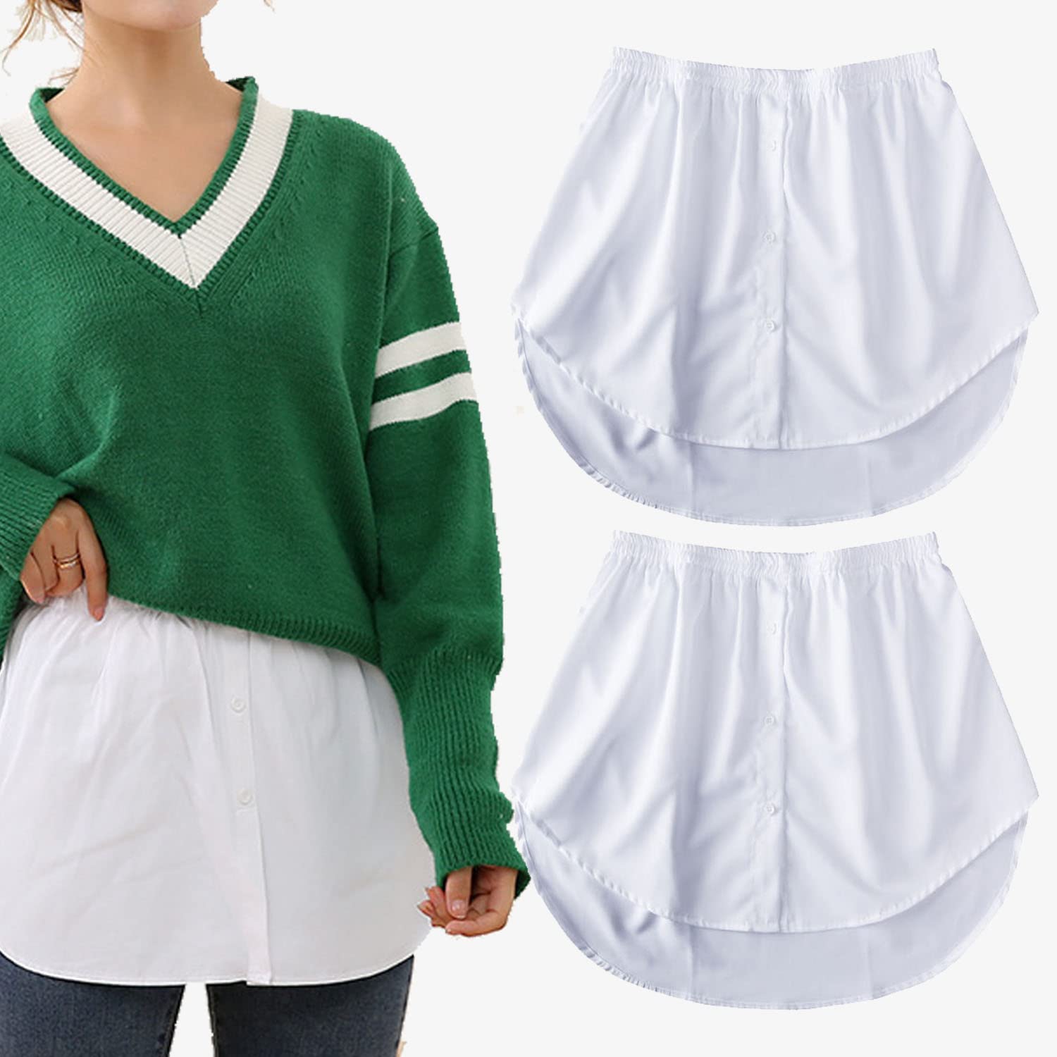 Adjustable Layering Shirt Extender 