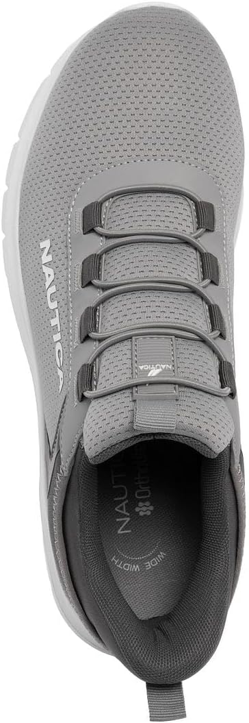 Nautica Men's Wide Width Sneakers, Lightweight Casual Walking Shoes with Lace-Up Comfort, Low Top Fashion Tennis Footwear for Everyday Wear image 4