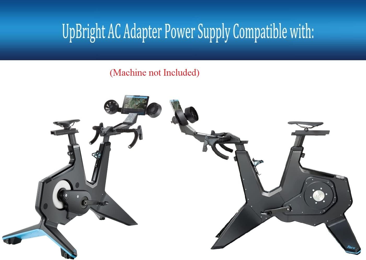 UpBright 48V AC/DC Adapter Compatible with Garmin Tacx T8000 T8000D NEO Bike Smart Indoor Trainer T8000.60 T800060 T8000.61 T800061 T8000.62 T800062 T8000.2 T80002 Power Supply Cord PS Battery Charger