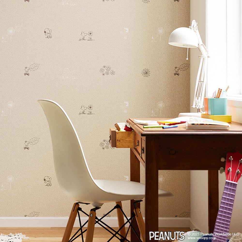 Amazon | 壁紙屋本舗 のり付き 壁紙 クロス スヌーピー snoopy