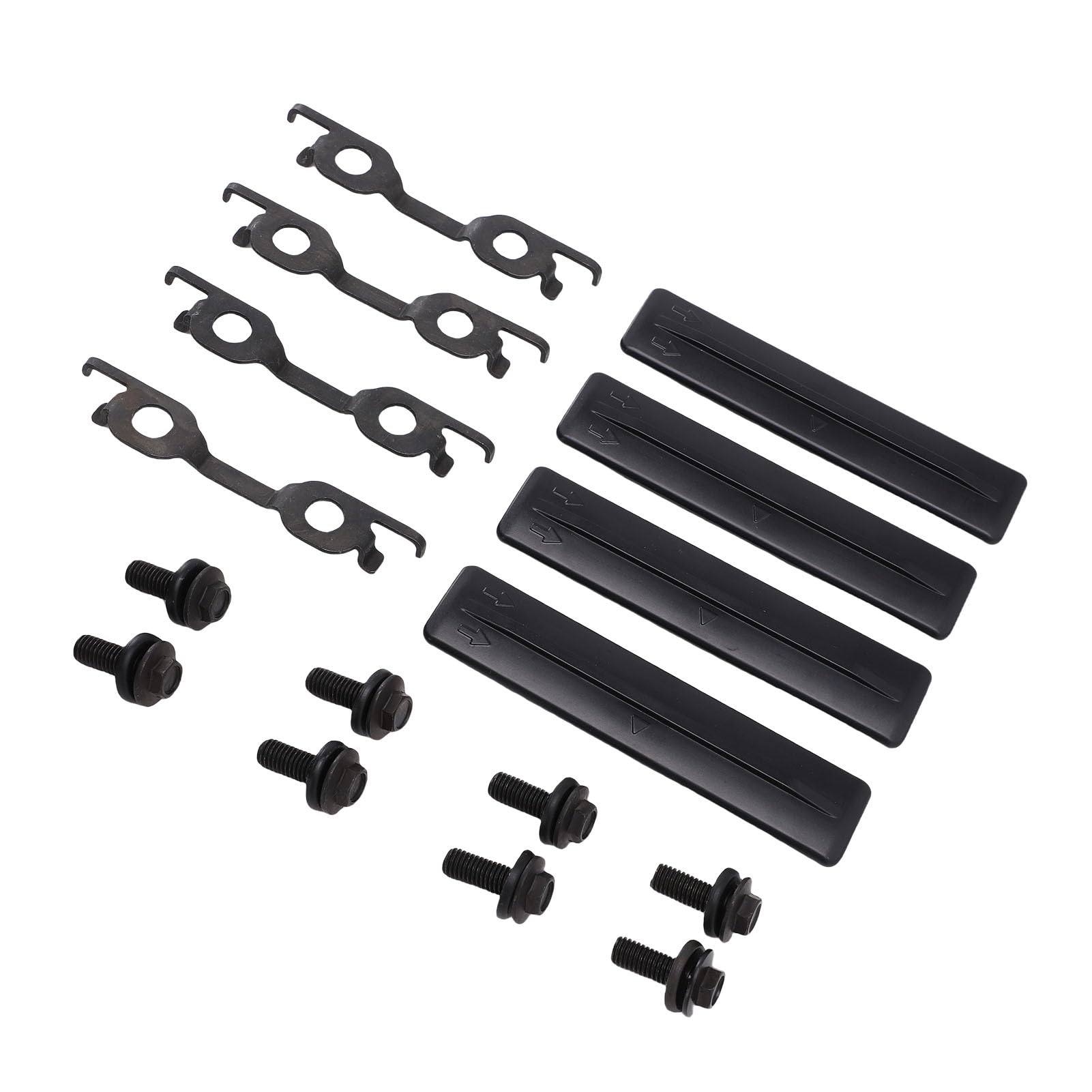 Kit de Retrait de Barres de Toit, Ensemble de Cache-Trous de Galerie de Toit étanche, Cache-Trous en Plastique Noir avec Numéros OEM, Idéal pour Les Véhicules 2006-2018, 75596-35030 08C47