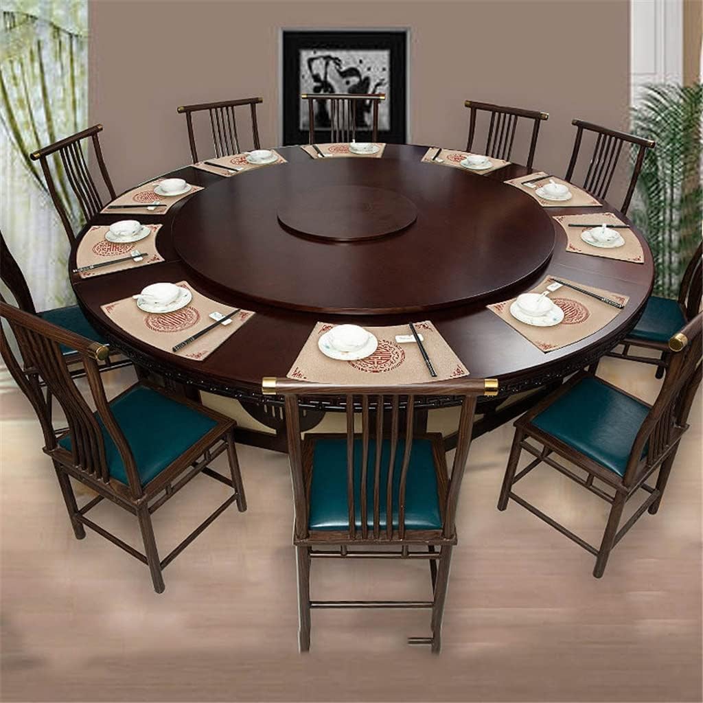 10 PCS Placemat Restaurant Table mats Chinese Style placemats Heat Insulation Soft Washable (Cool or: H) (A)