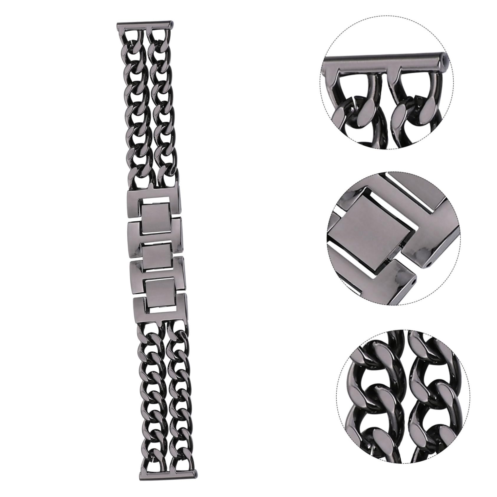 DOITOOL 3St Gurt tischband stainless steel valentinstags mother day tuten ساعة يد weihnachten am kamin eavliche weihnachten weddin Metall Armband Uhrkette leicht Rostfreier Stahl