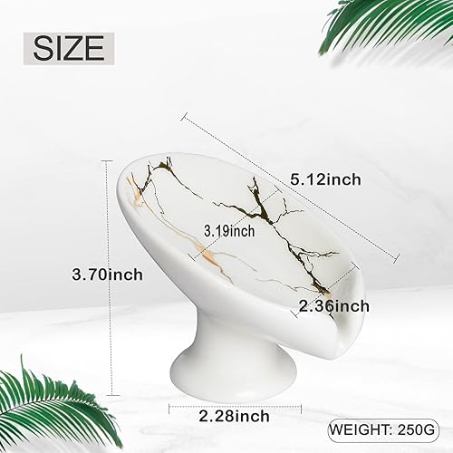 Miniatura 5 de Jabonera y dispensador de jabón de cerámica