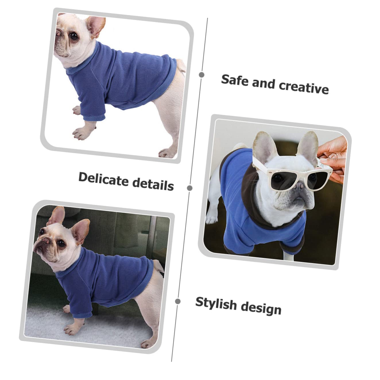 POPETPOP 5 Pezzi Adorabile Cucciolo Giacca Cane Felpa Traspirante Caldo Abbigliamento Per Animali Domestici Cucciolo Cappotto Per Esterni