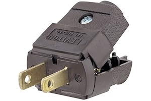 Leviton NEMA 1-15P Plug: Reliable Power for Homes