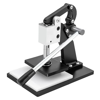 PUCHEN Leather Embossing Machine Manual Leather Mold Laser Knife Mold Hot Stamping Machine Press Molding Machine for Leather, Fabric, Silicone, Rubber, Book, Paper, and Other Materials, PUCHEN1234