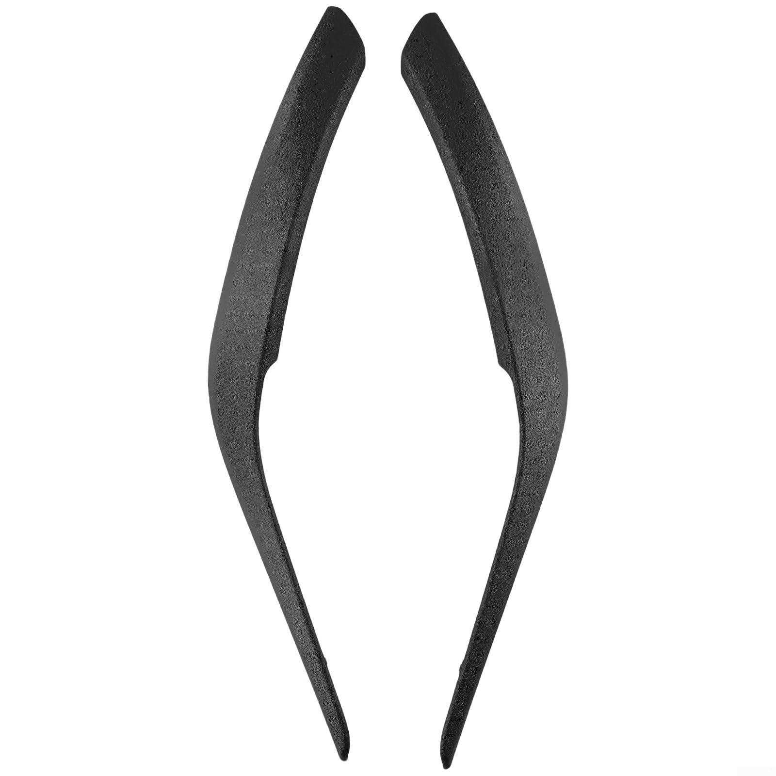 Juego de molduras para manija de puerta interior compatible con BMW X1 E84 2009-2016, cubierta de manija de puerta delantera trasera, izquierda y derecha, color negro, pieza de repuesto 51412991775