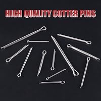 Vista 3 de Hilitchi Kit surtido de 90 pasadores de chaveta - Acero inoxidable 304