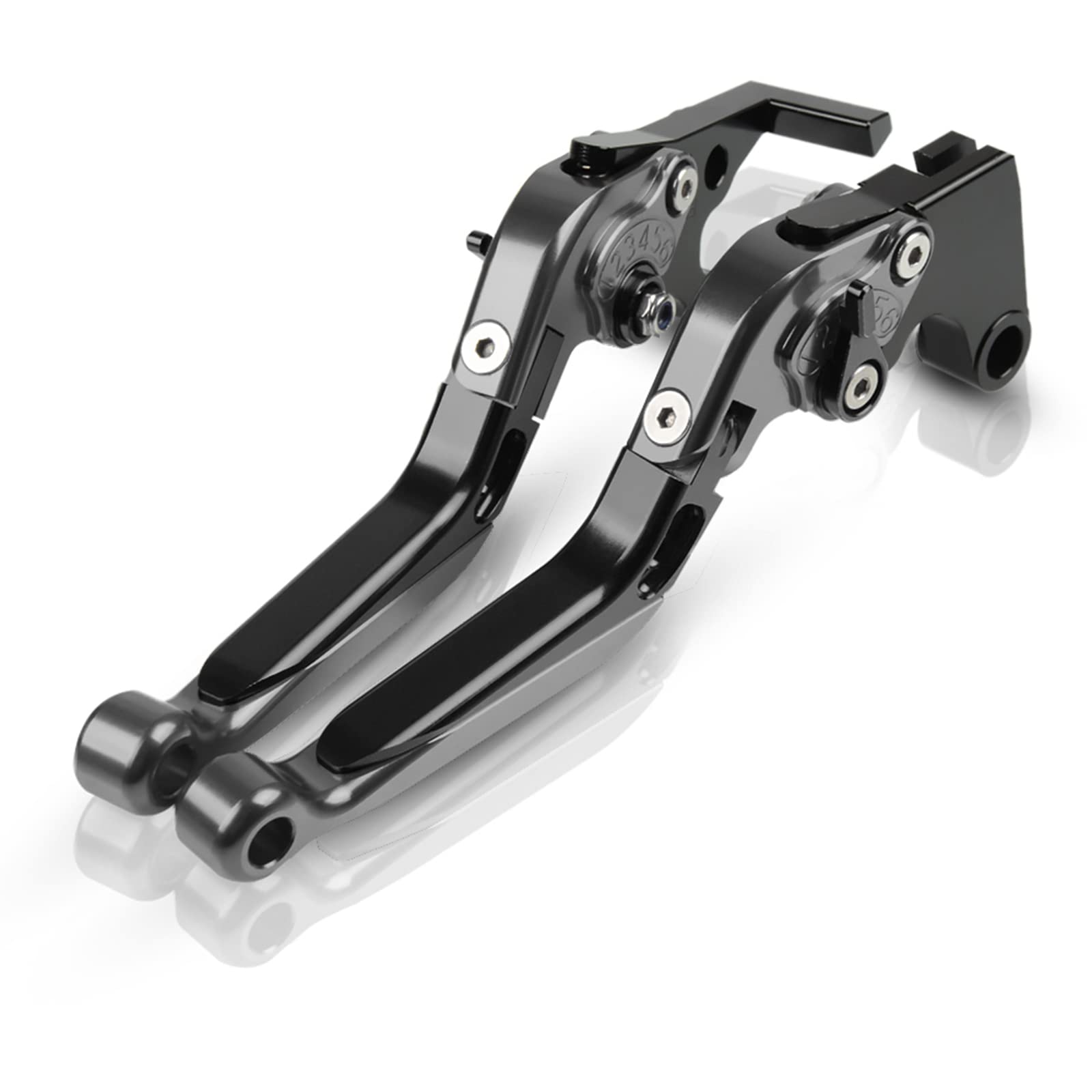 CNC Conjunto de Palanca de Embrague y Freno Extensibles Plegables para CB650R CB 650 R CBR650R CBR 650 R 2019-2021 Negro