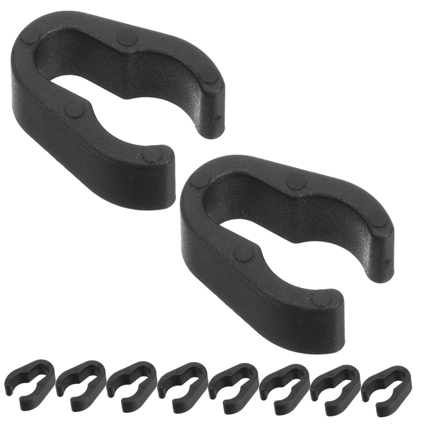 BESPORTBLE 10Pcs Microphone Cable Holders Durable Flexible Mic Clips for Mic Pole for Cable Management Storage Practical Accessory for Djs and Musicians