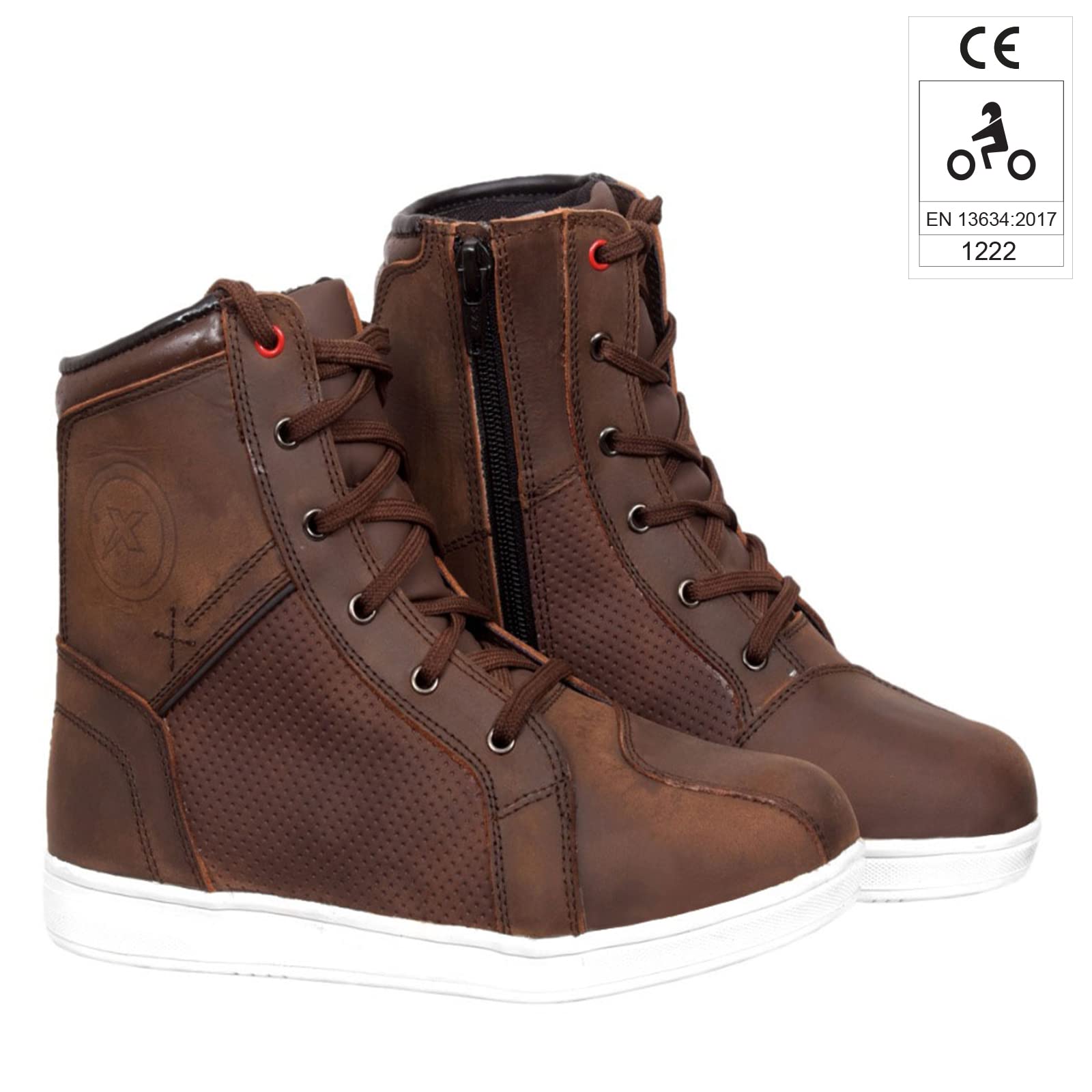 Stivali da moto moto Rider scarpe in pelle CE Armour Boot Moto Uomini Scarpe impermeabili Sneaker Moda Per Gli Uomini Ragazzi