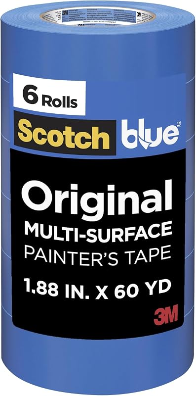 1.88 IN x 60 YD Original Multi-Surface Painter's Tape, Case of 6 x 6-Packs