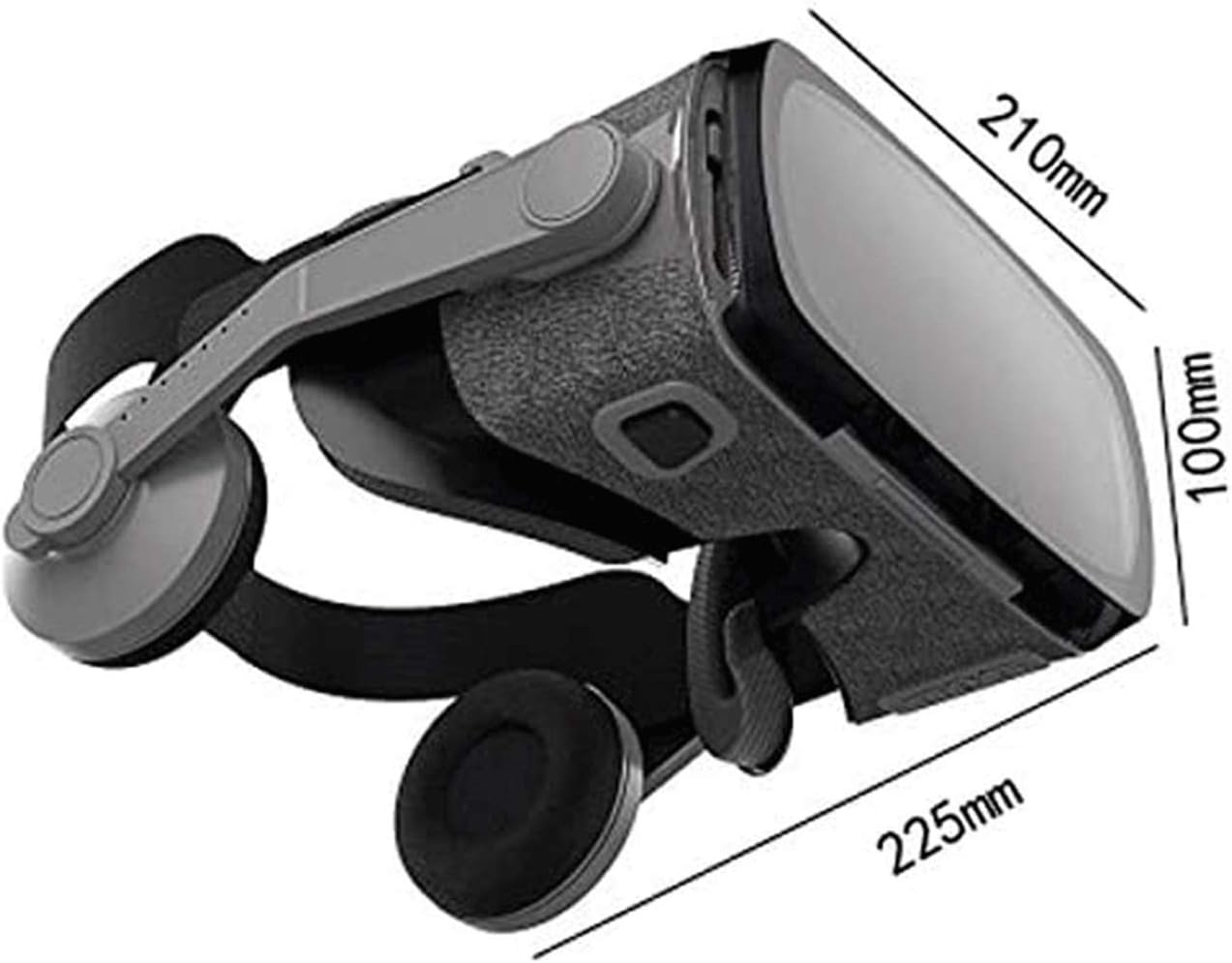 VR Headset 3D Glasses Virtual Reality Headset for VR Games 3D Movies Eye Care System for Phone Compatible with Multiple Sizes