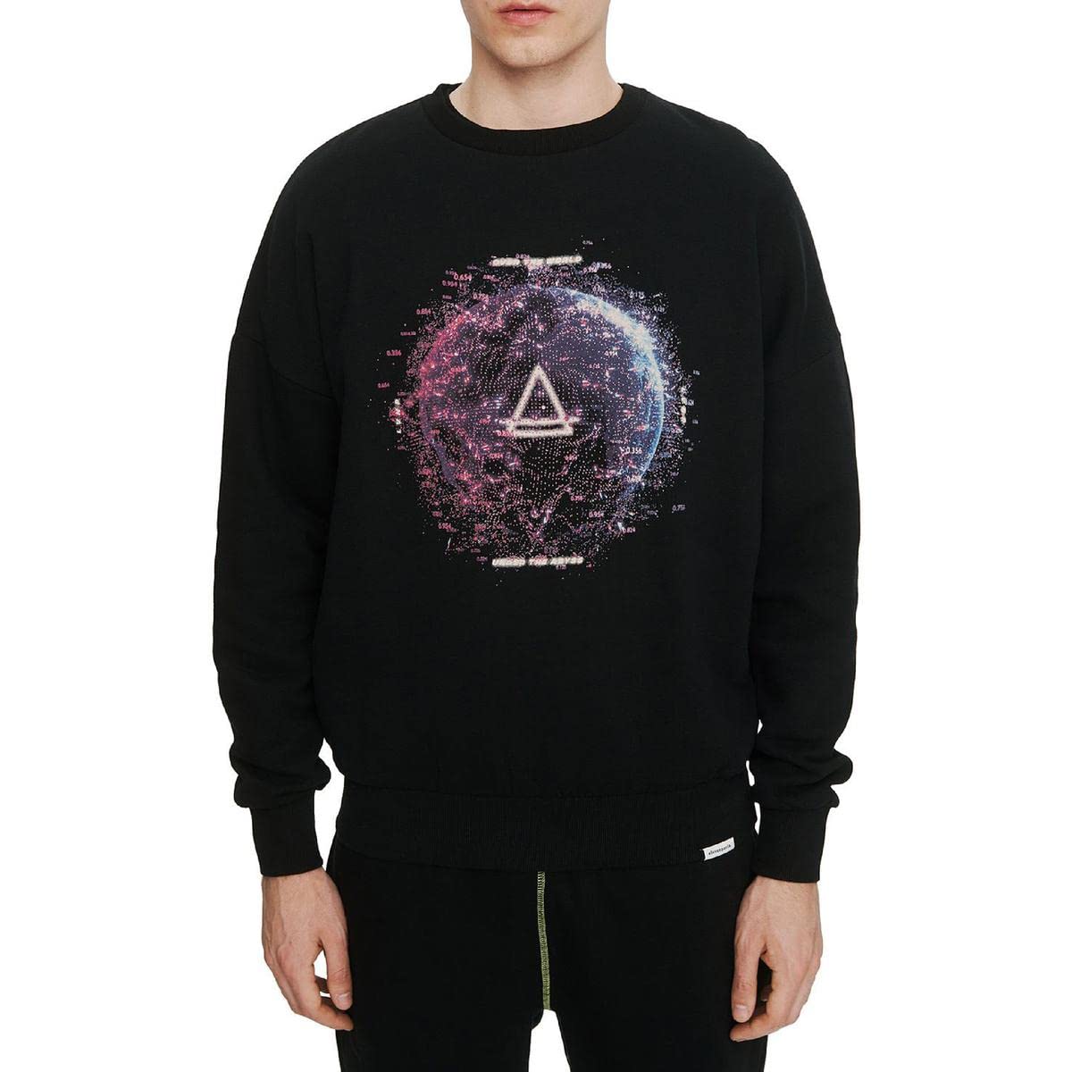 ElevenparisMens Planet Print Sweatshirt
