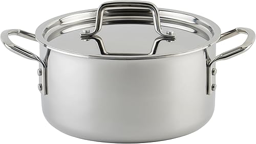 Vista 24 de Winware cacerolas de acero inoxidable, Plateado