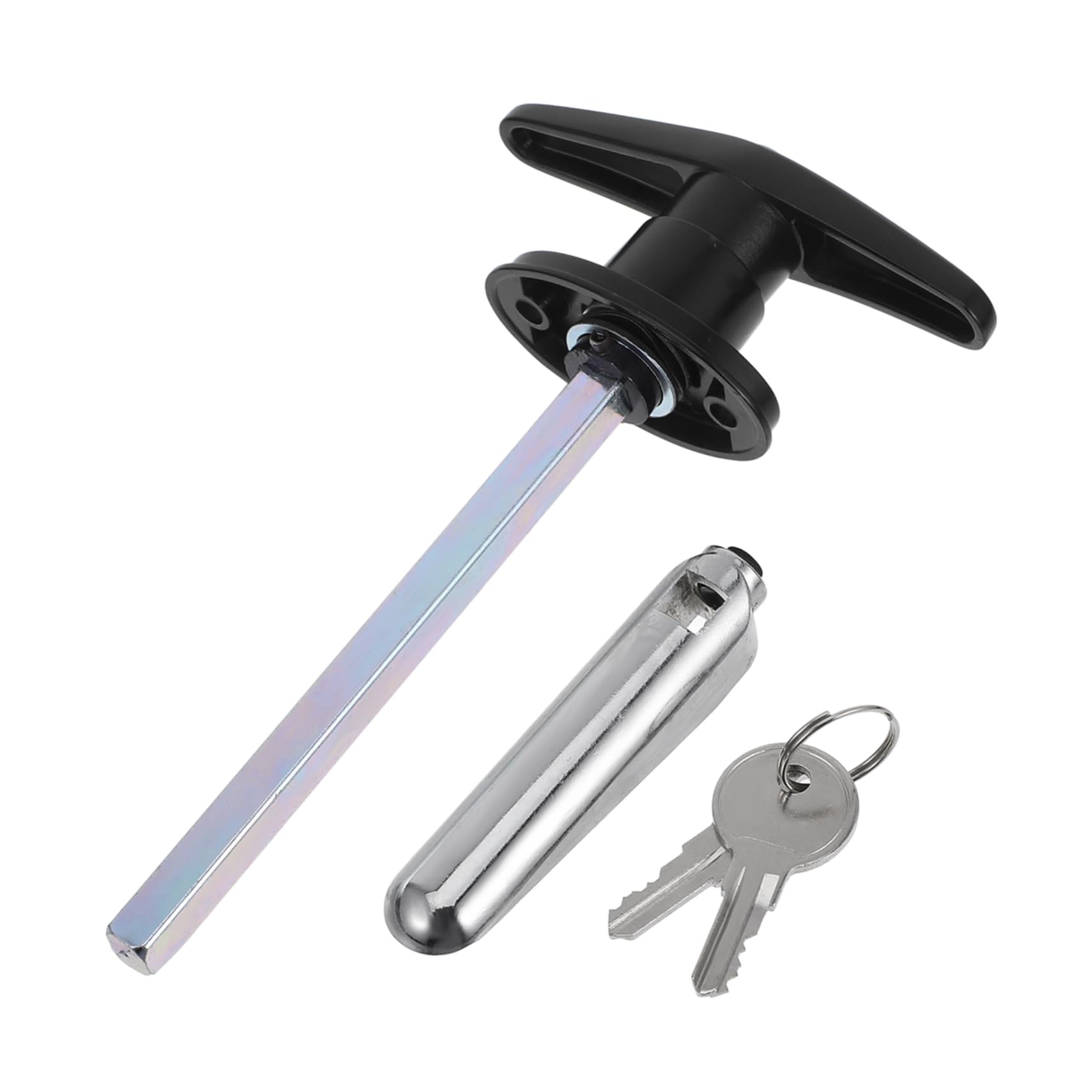 Serrure t pour porte de grange coulissante idéale pour fermer un abri de jardin en bois