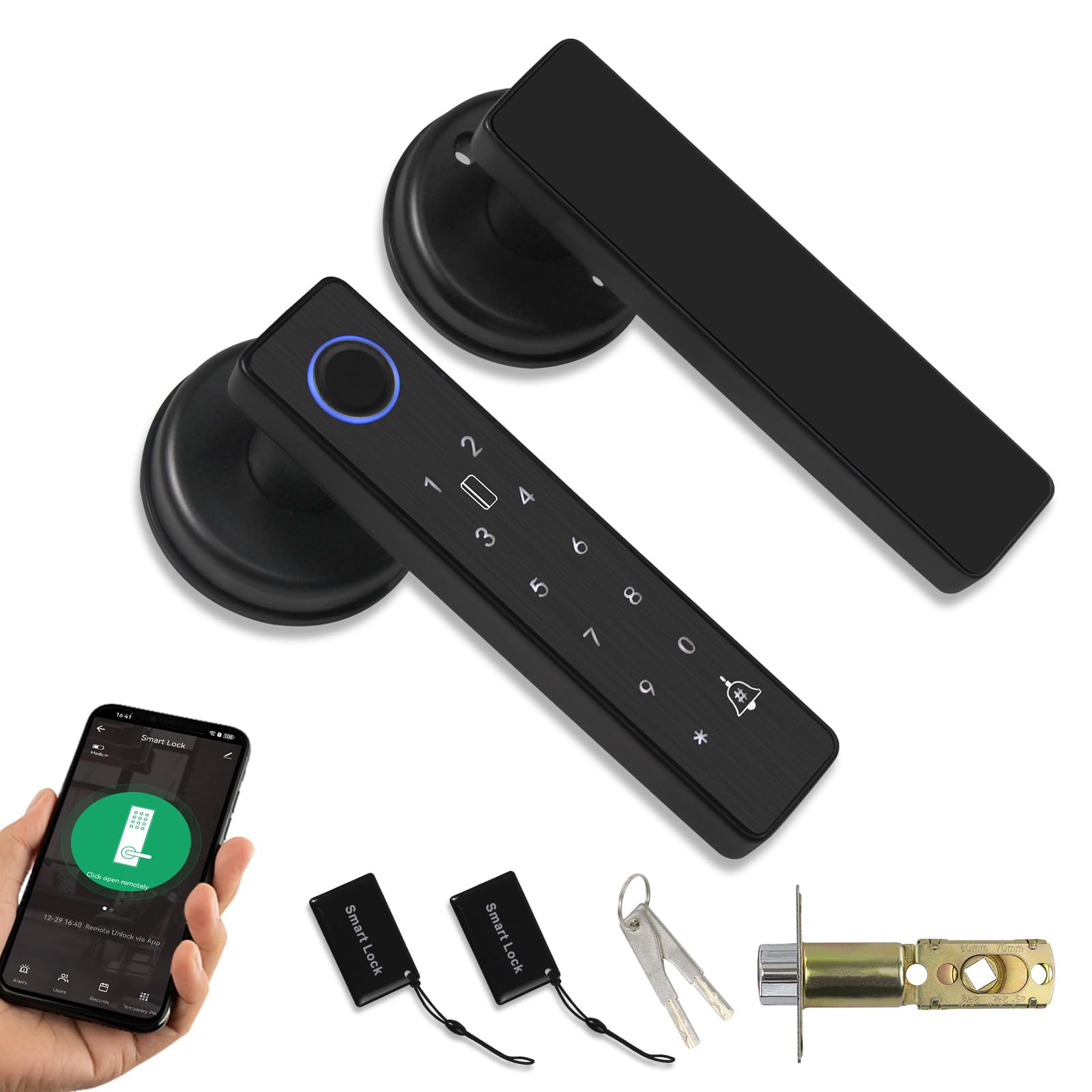 Photo 1 of QttyElok WiFi Tuya Smart Door Lock