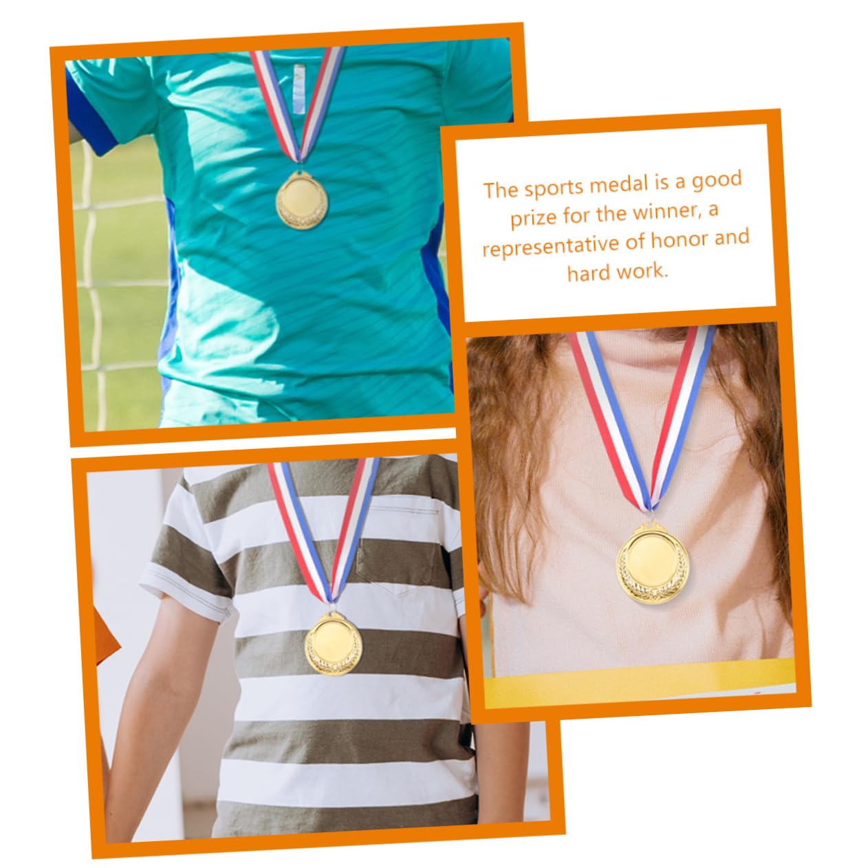 Mikinona 20 Piezas Metálicas para Premios Deportivos para Competición Escolar Artificiales Ligeras y para Eventos y Fiestas