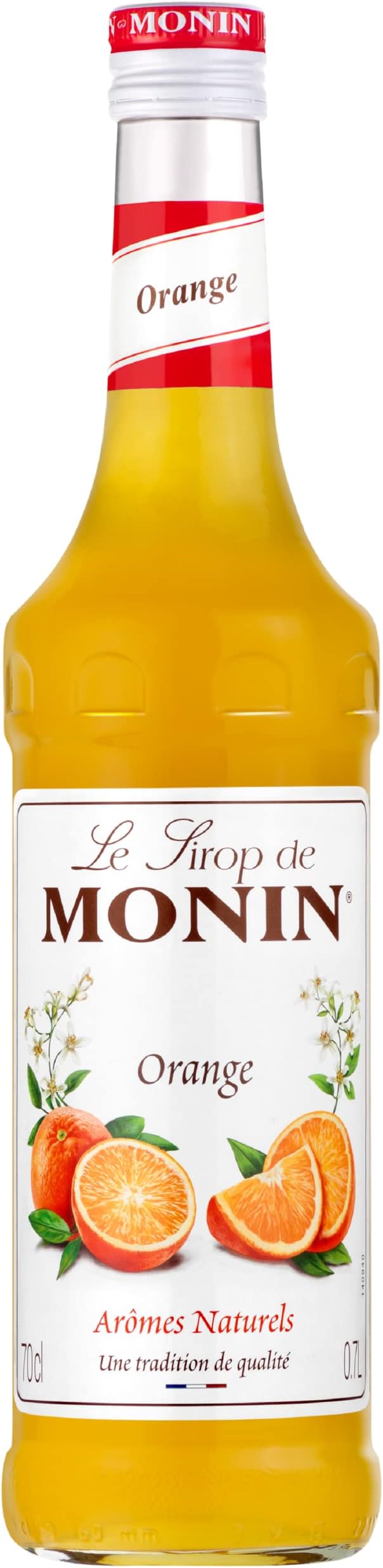 MONIN Premium Orange Syrup 700ml for Cocktails and Mocktails. Vegan-Friendly, Allergen-Free, 100% Natural Flavours and Colourings.