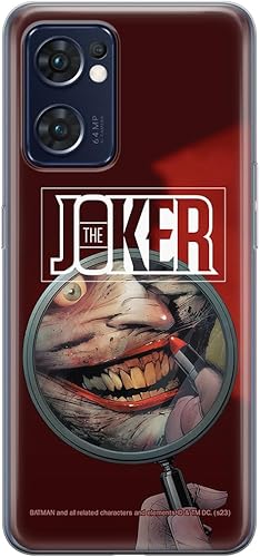 ERT GROUP Funda de TPU para Oppo Reno 7 5G, original y oficial, diseño de DC Joker 022, perfectamente adaptada a la forma del teléfono móvil, funda