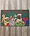 30" Wipe Your Paws Christmas Pets Cats Dogs Happy Holiday Welcome Doormat Whimsical Accent Rug Decor