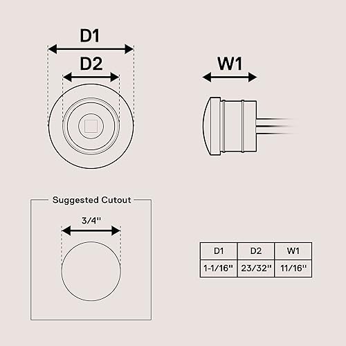 Miniatura 9 de Kit de señales direccionales UTV/ATV con 10 luces LED redondas de 3/4 pulgadas para remolque, color rojo [interruptor basculante SPDT controlado]