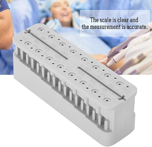 Miniatura 7 de Soporte para herramientas de medición, regla de instrumentos de medición de bloques de archivos endodónticos autoclavables, regla de archivo de