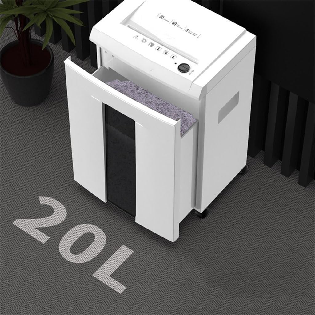 Shredder 20L Commercial Class 5 Confidential Document Paper Shredder Office Supplies