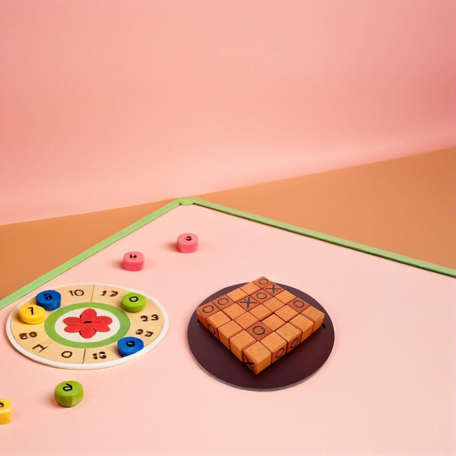 Jeu De Société Bois Pousser Un Bœuf Jeu Échecs Bois avec Blocs pour Garçon Fille Et Famille