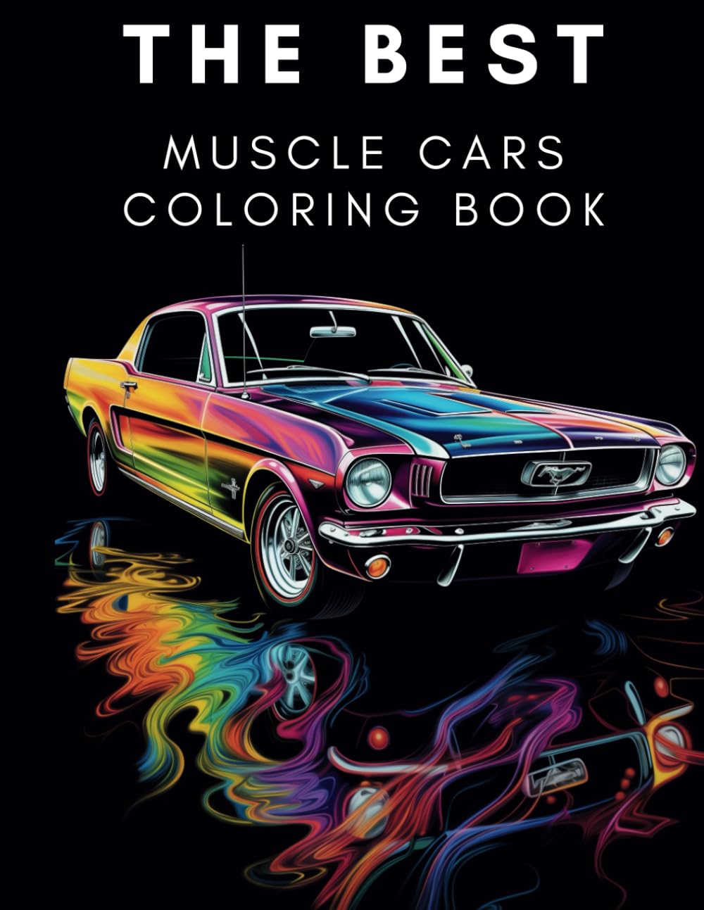 The Best Muscle Cars Coloring Book