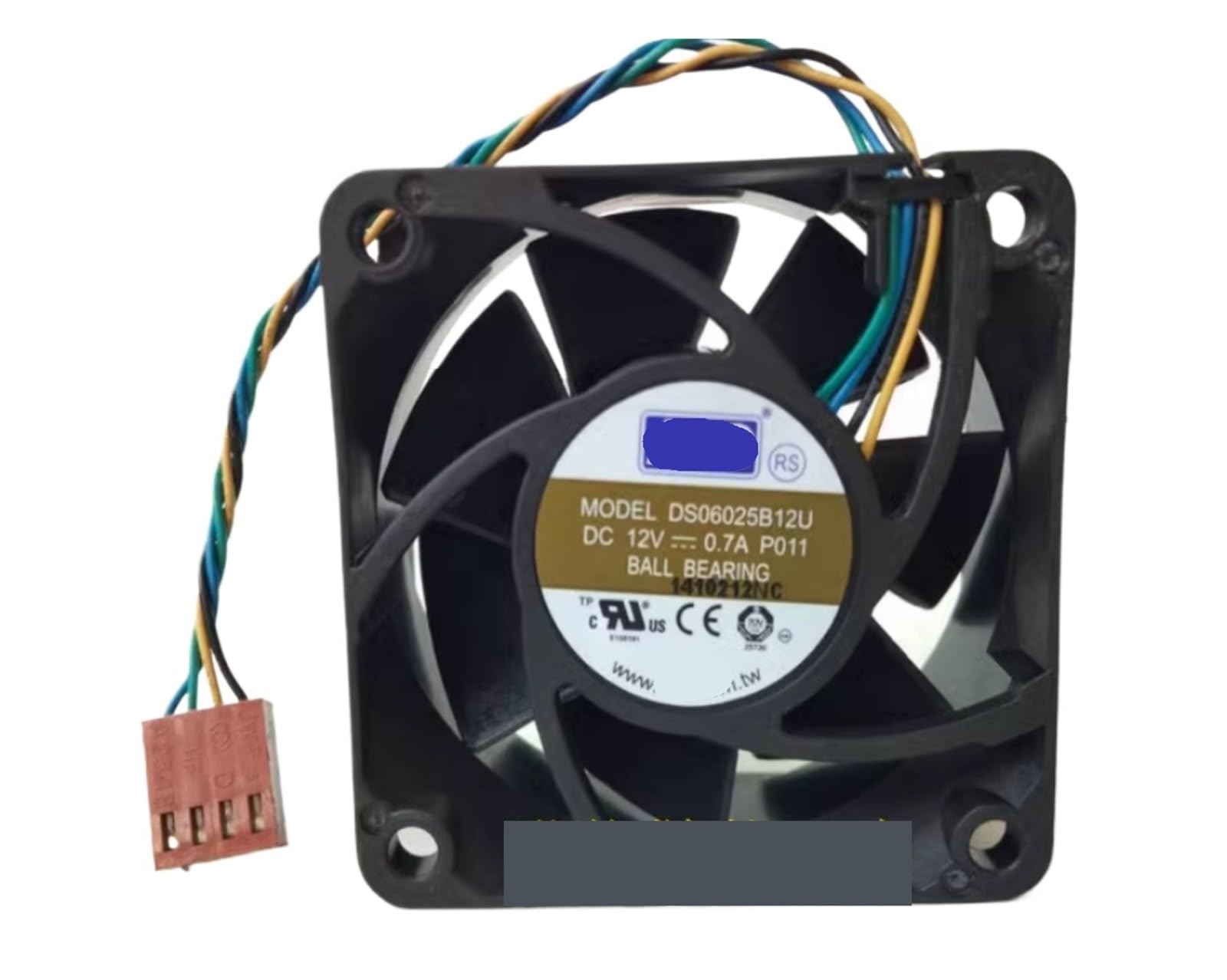 KWQNPHTRN 6025 DS06025B12U DC12V 0.70A 4-Wire 6CM Cooling Fan