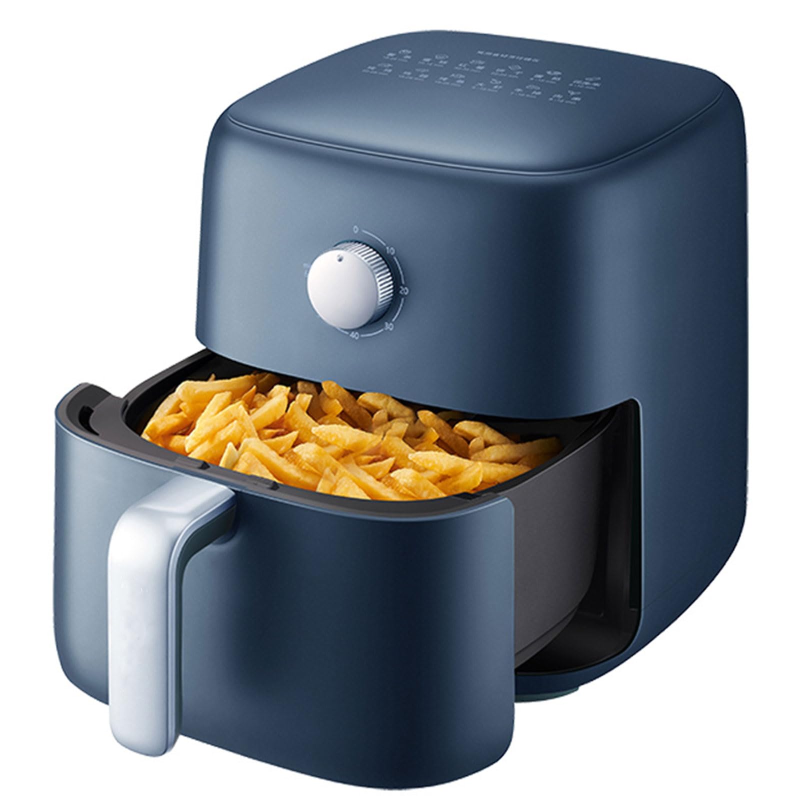 Freidora Aire de 1400 W, con Cierre automático y Control Tiempo 0-60 Minutos, 4.2L Alto Volumen, 360 ° circulación Aire Caliente y fría, 12 Cocineros preestablecidos, fácil Limpiar para la Cocina