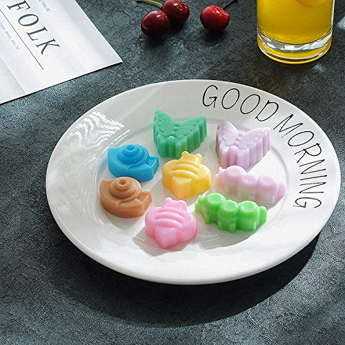 2Pcs 16 Cavity Insect Silicone Molds Butterfly Snail Ladybug Bee Bug Chocolate Candy Mold Insects Crayon Wax Melt Mini Soap Mould Ice Cube Tray (Random Colors) - Image 6
