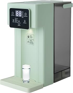 Instant Hot Water Dispenser 3L101Oz Large Water Boiler Maker w/Manual Dispense Buttons & Safety Lock Instant Heating for Coffee, Tea & Formula Adjustable Temperatures & 3 Water Outputs, ALW-HT18