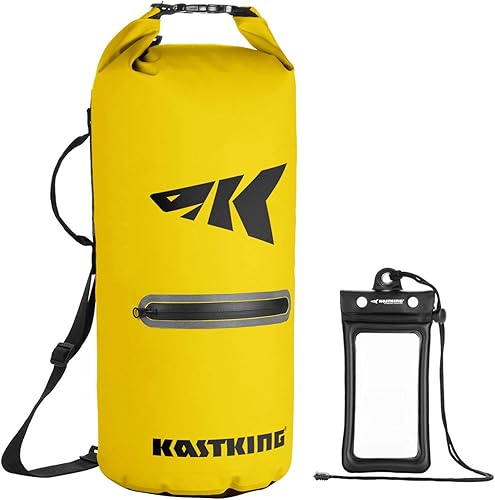 Miniatura 1 de KastKing Cyclone Seal - Bolsa seca 100% impermeable con funda para teléfono, bolsillo frontal con cremallera, perfecta para playa, pesca, kayak,