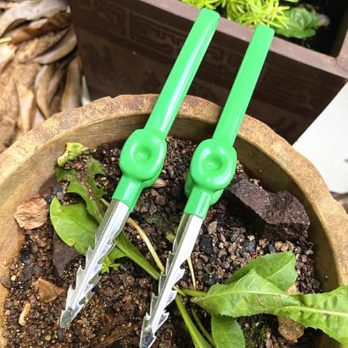 LOORGVEL Tragbare Gartenpinzette für Pflanzenpflege Multifunktionales Werkzeug für Gartenarbeiten Sukkulenten und Gemüseanbau Leicht und für Hobbygärtner und Naturerkundungen